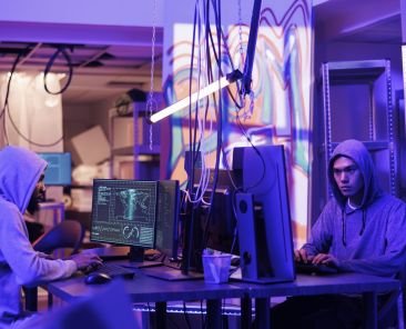 Best AI tools in 2026 Futuristic workspace with advanced AI assistants and interfaces